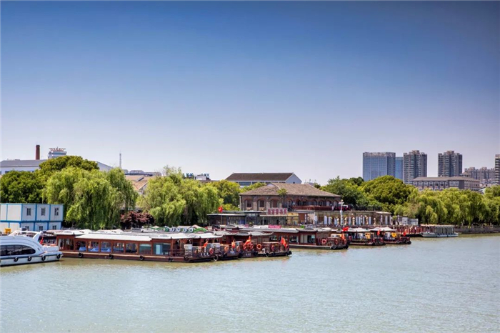 苏州古运河游船新市桥码头