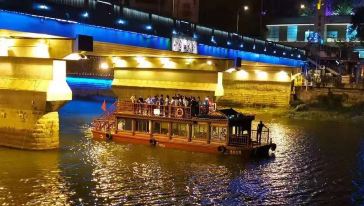 自贡夜游釜溪 自贡夜游釜溪