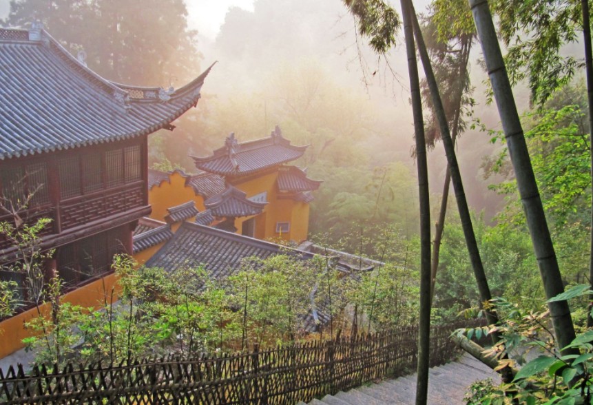 天台县石梁飞瀑 天台县石梁飞瀑