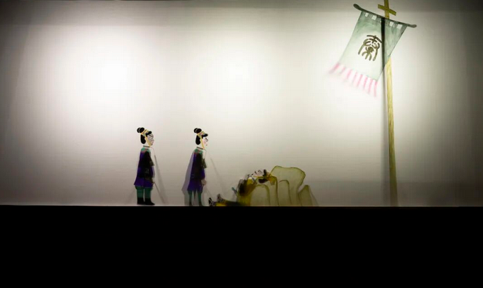 皮影戏《秦简惊人家书》武汉站